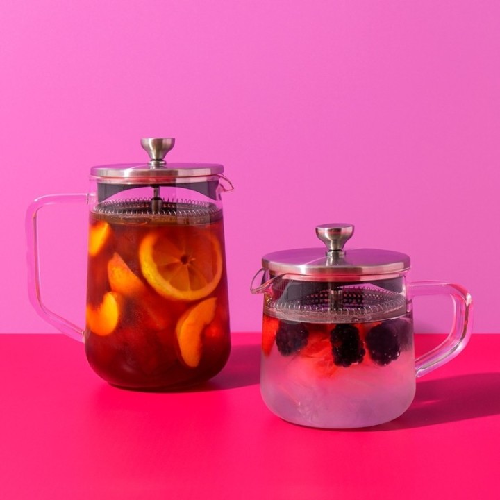 La Cafetière 4 Kop. Tebrygger Stål/Glas