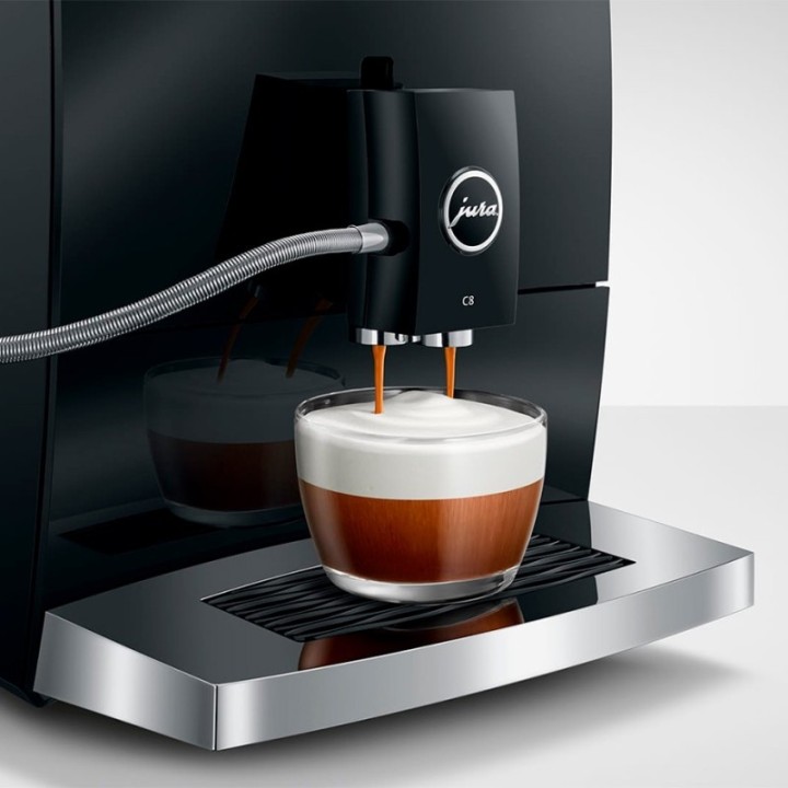 Jura C8 (EA) Piano Black Espressomaskine Inkl. Startpakke