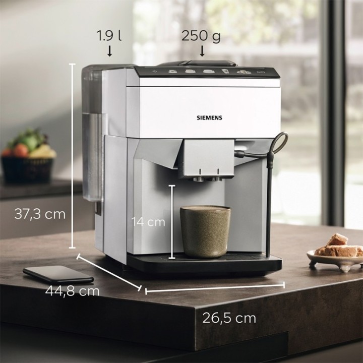Siemens TP515R02 EQ500 Classic Hvid Espressomaskine