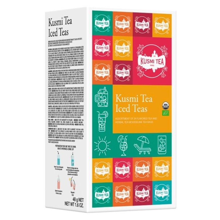 Kusmi Te Iced Teas - 24 Tebreve Økologisk