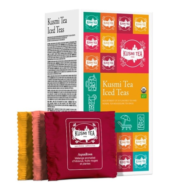 Kusmi Te Iced Teas - 24 Tebreve Økologisk