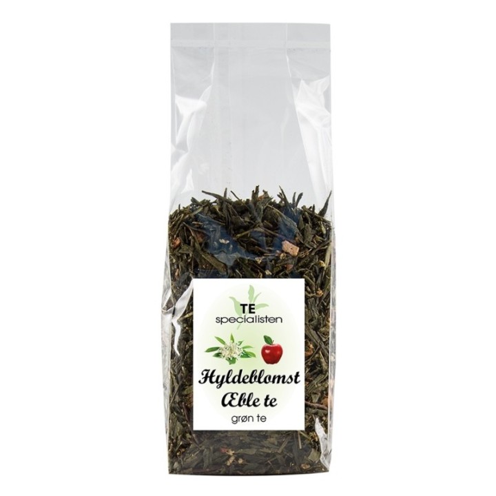 Grøn Hyldeblomst Æble Te 100g