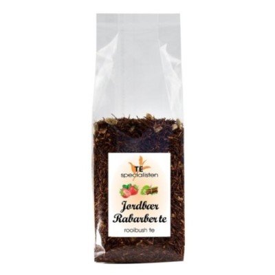 Rooibos Rabarber & Jordbær Te 100g