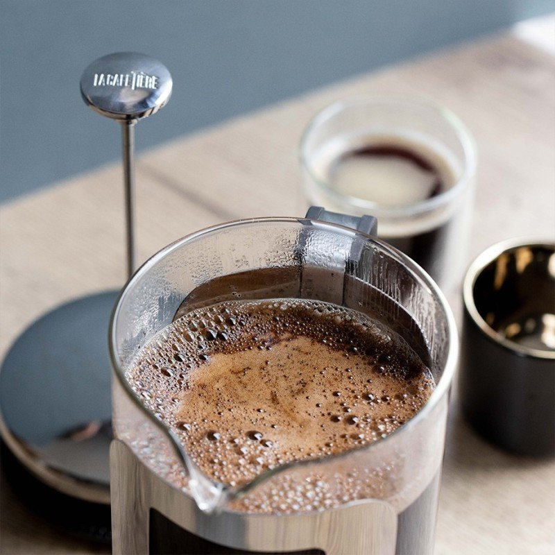 La Cafetière Roma 12 Kop. Stempelkande Rustfrit Stål