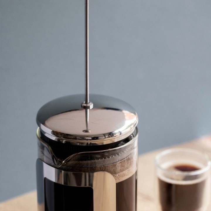 La Cafetière Roma 12 Kop. Stempelkande Rustfrit Stål