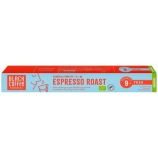 Black Coffee Roasters Espresso Roast Kaffekapsler Øko 10 stk