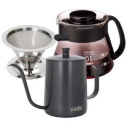 La Cafetière Filterbryg Sæt Inkl. Gooseneck Kedel, Dripper 1 Kop & V60 Server