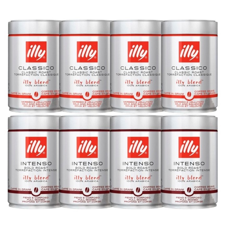 Illy Mixpakke 2kg Hele kaffebønner