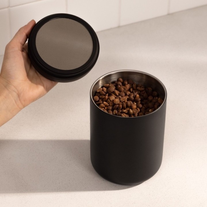 Fellow Elektrisk Atmos Vakuum Kaffebeholder Sort 1,2 L