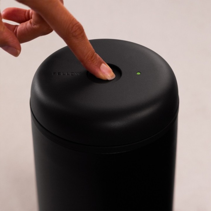 Fellow Elektrisk Atmos Vakuum Kaffebeholder Sort 1,2 L