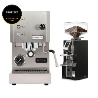 Profitec GO Brushed - Exclusive Line Inkl. Eureka Espressokværn