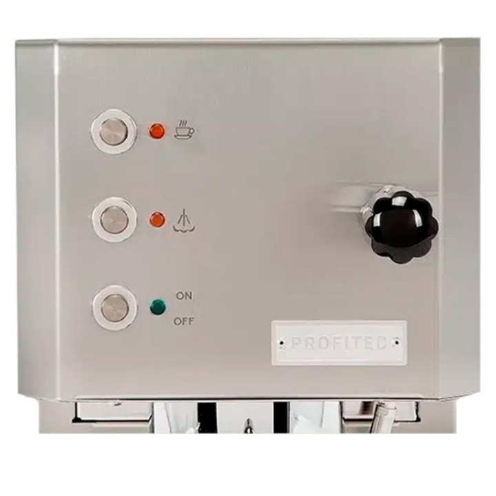 Profitec GO Brushed Espressomaskine - Exclusive Line Inkl. Eureka Mignon Zero 55s Mat Sort Espressokværn