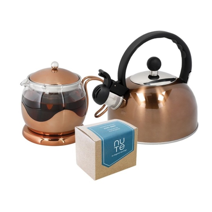 La Cafetière 2 Kop. Tebrygger Inkl. Kedel & NUTE Earl Grey Tebreve