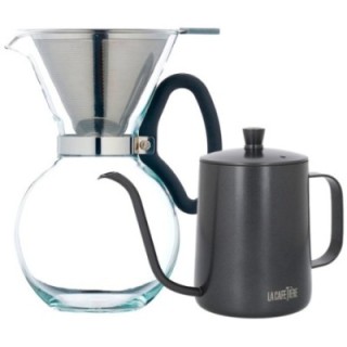 La Cafetière Pour Over 8 Kop. og La Cafetière Gooseneck Kedel 0,6 L