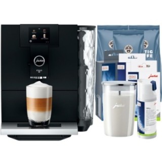 Jura ENA 8 (EC) Inkl. Plejepakke, Mælkebeholder, rens, Filtre & Kaffe