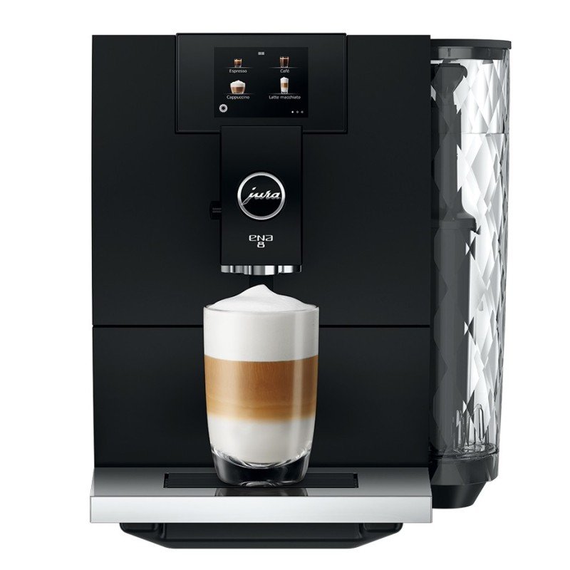 Jura ENA 8 (EC) Inkl. Plejepakke, Mælkebeholder, rens, Filtre & Kaffe