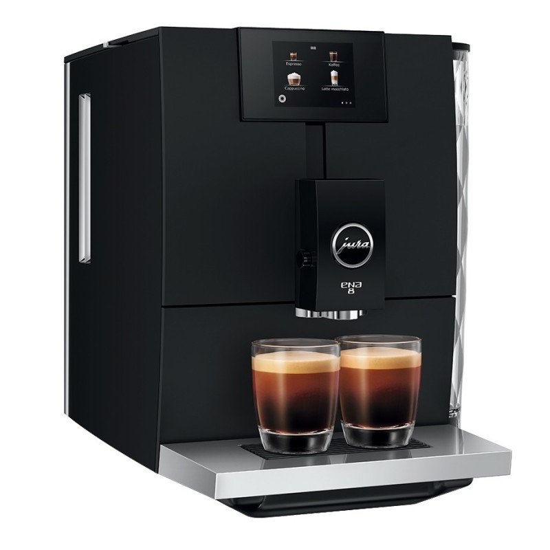 Jura ENA 8 (EC) Inkl. Plejepakke, Mælkebeholder, rens, Filtre & Kaffe