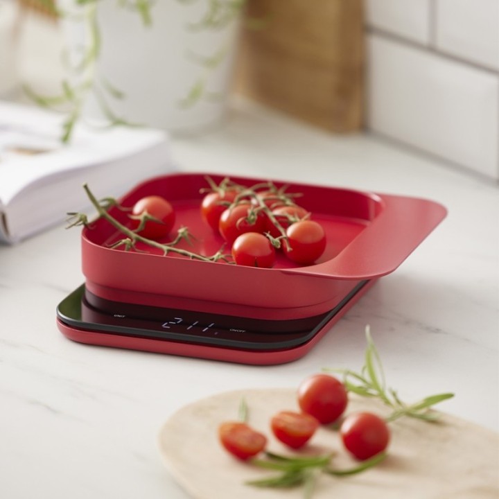 Rosti Mensura Kaffevægt/Køkkenvægt Rød