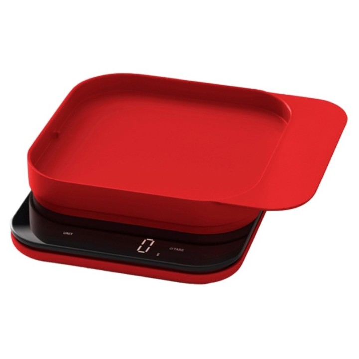 Rosti Mensura Kaffevægt/Køkkenvægt Rød