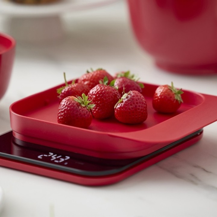 Rosti Mensura Kaffevægt/Køkkenvægt Rød