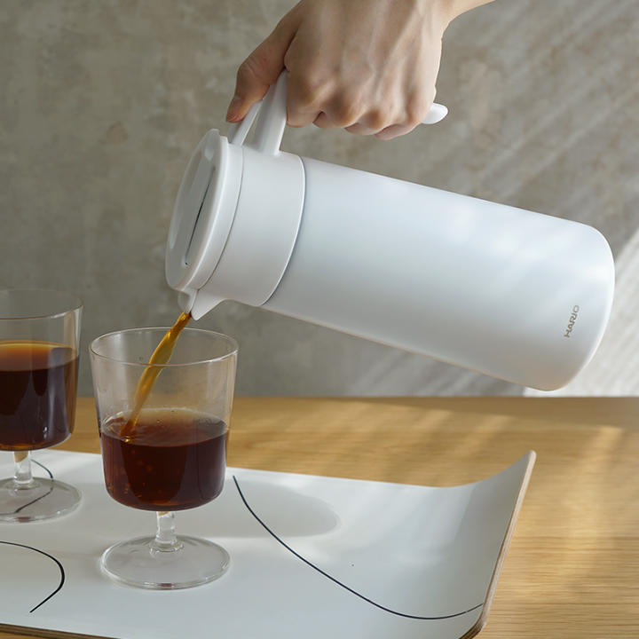 Hario termokande 600 ml Hvid