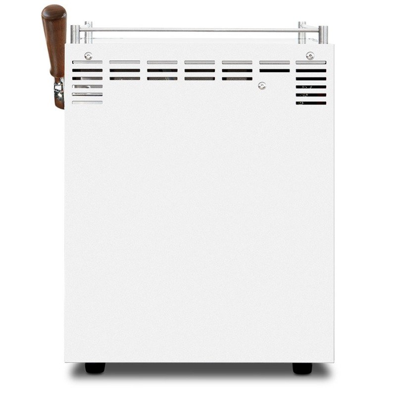 Ascaso Steel Duo Plus White Espressomaskine Inkl. Eureka Mignon Libra Chrome/Hvid Espressokværn & Cappuccinokopper