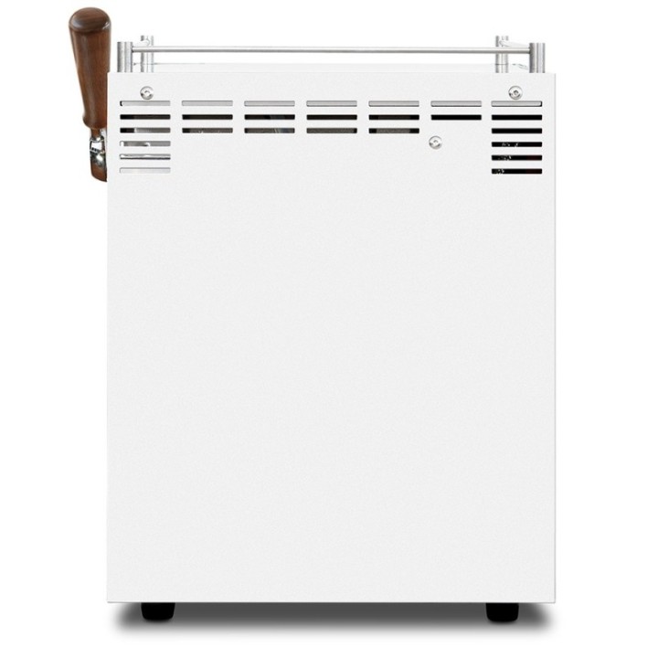 Ascaso Steel Duo Plus White Espressomaskine Inkl. Eureka Mignon Libra Chrome/Hvid Espressokværn & Cappuccinokopper