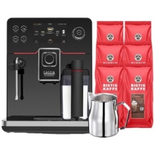 Gaggia Accademia Inkl. 0,5 L Mælkekande & 6kg Crema Intenso