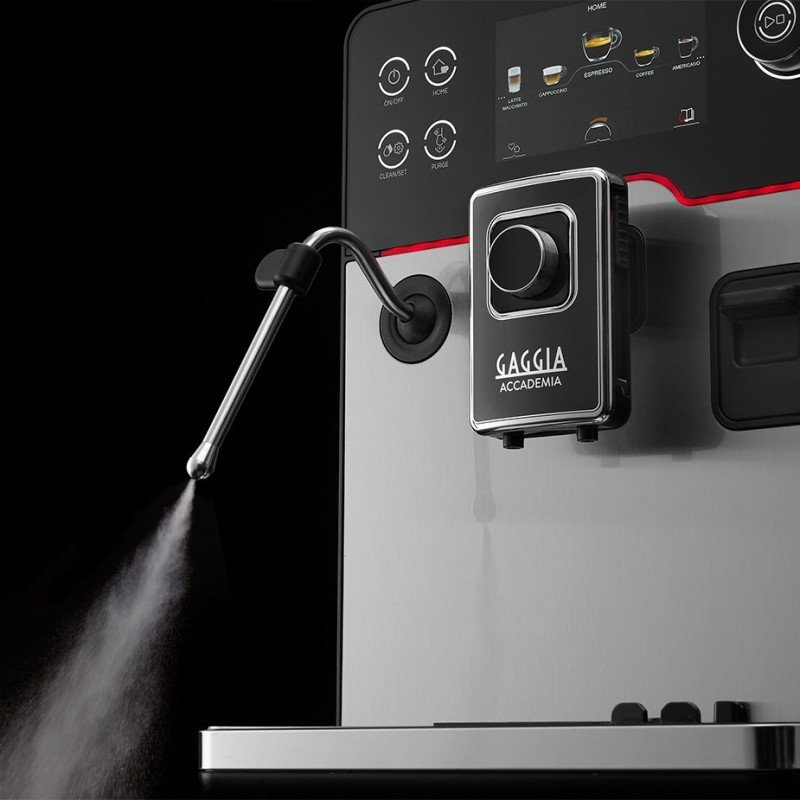 Gaggia Accademia Stål Inkl. Mælkekande 0,5L & 6kg Crema Intenso