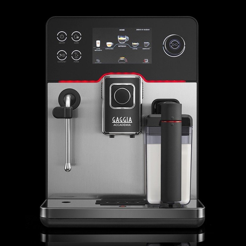 Gaggia Accademia Stål Inkl. Mælkekande 0,5L & 6kg Crema Intenso