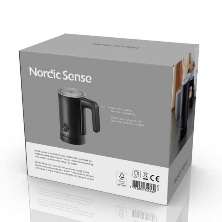 Nordic Sense Mælkeskummer Mat Sort