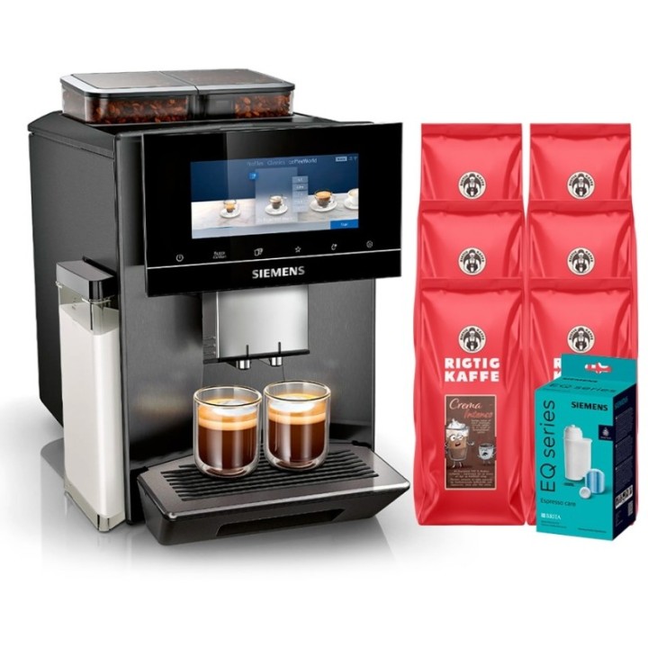 Siemens TQ907R05 EQ900 s700 Espressomaskine Inkl. 6kg Rigtig Kaffe & Pleje