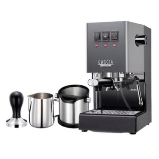 Gaggia Classic E24 Grå Espressomaskine Inkl. Baristaudstyr