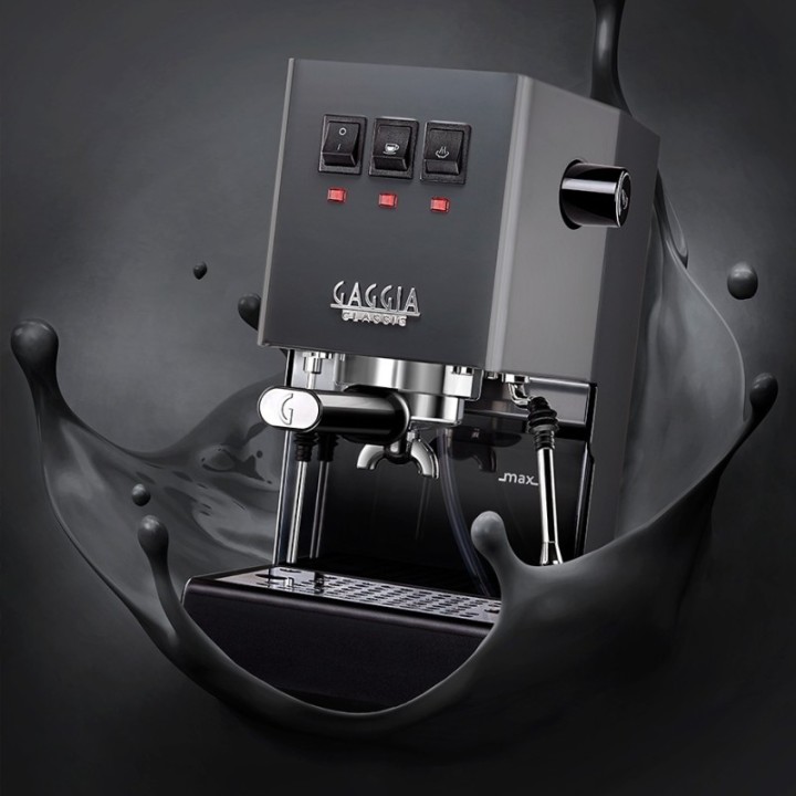 Gaggia Classic E24 Grå Espressomaskine Inkl. Baristaudstyr