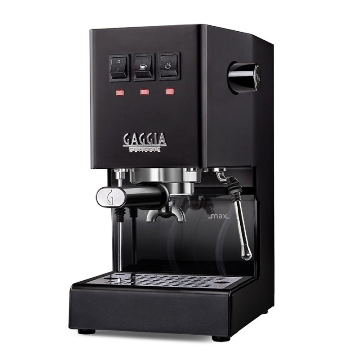 Gaggia Classic E24 Sort Espressomaskine Inkl. Eureka Mignon Zero 55s Mat Sort Espressokværn & Baristaudstyr