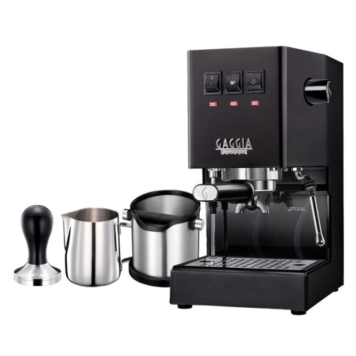 Gaggia Classic E24 Sort Espressomaskine Inkl. Baristaudstyr