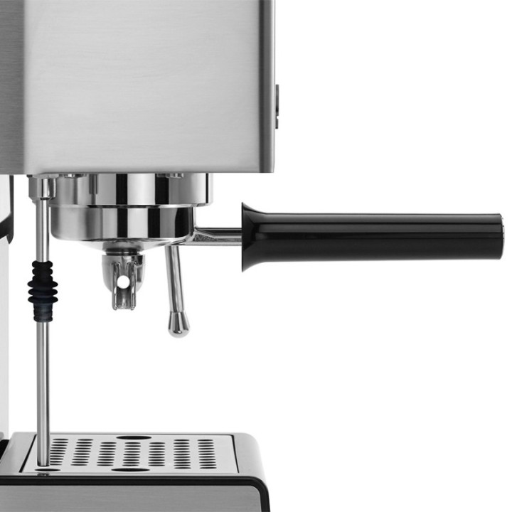 Gaggia Classic E24 Stål Espressomaskine Inkl. Eureka Mignon Zero 55s Mat Sort Espressokværn & Baristaudstyr