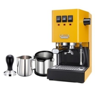 Gaggia Classic E24 Sunshine Yellow Espressomaskine Inkl. Baristaudstyr