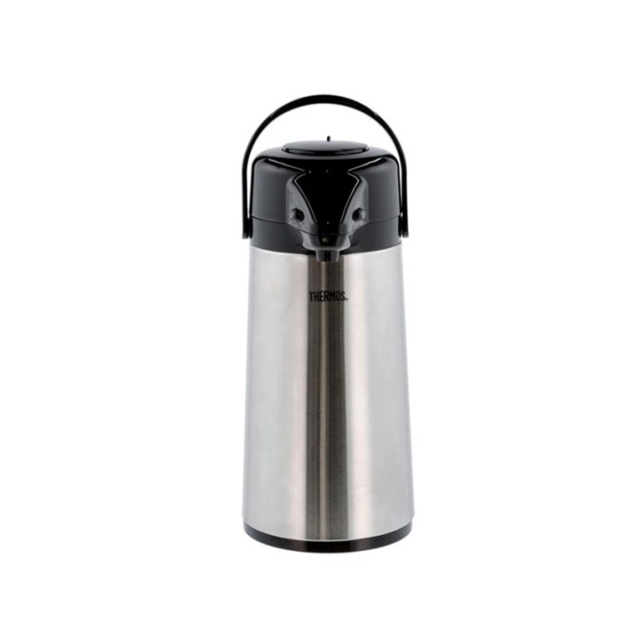 Thermos Termokande m. pumpe 1,9 L Stål/Sort