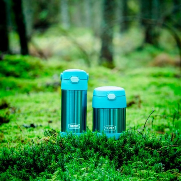 Thermos  Funtainer Drikkeflaske m. Sugerør 355 ml Teal