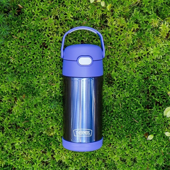 Thermos  Funtainer Drikkeflaske m. Sugerør 355 ml Violet