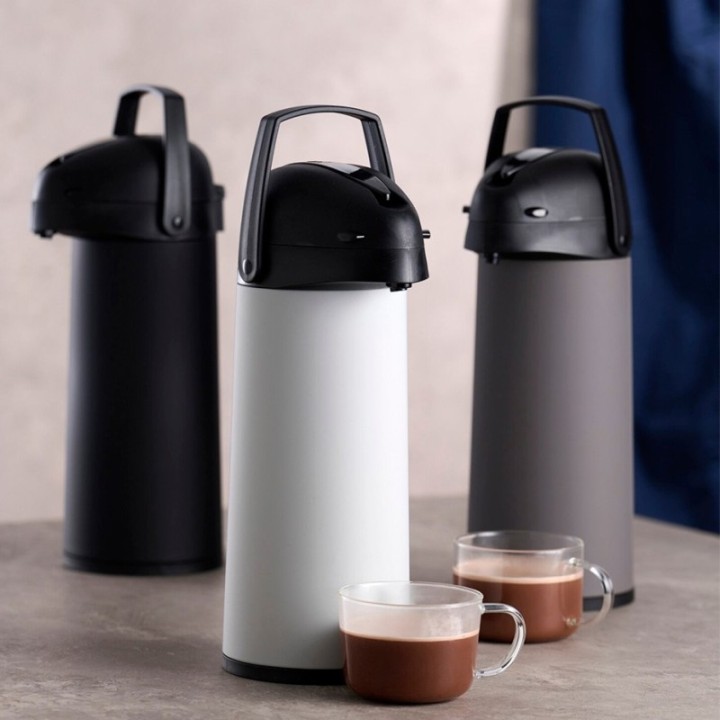 DAY Useful Everyday Termokande m. Pumpe 1,9L Lys grå