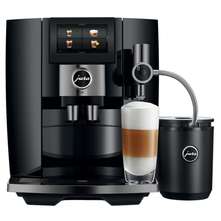 Jura J10 (EA) Piano Black Espressomaskine Inkl. Startpakke DK sprog