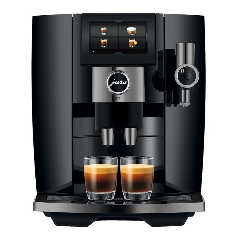Jura J10 (EA) Piano Black Espressomaskine Inkl. Startpakke DK sprog