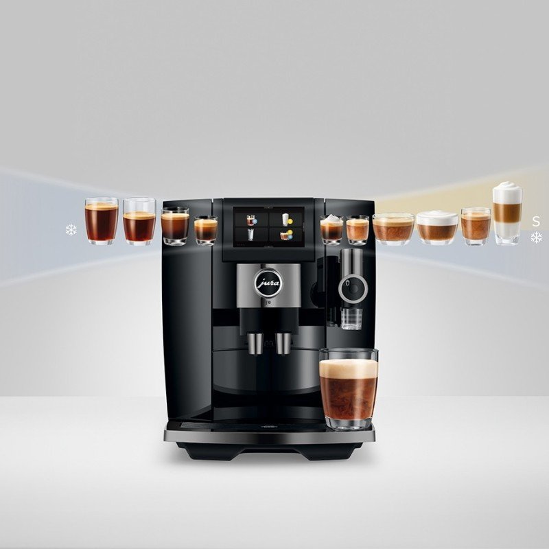 Jura J10 (EA) Piano Black Espressomaskine Inkl. Startpakke DK sprog
