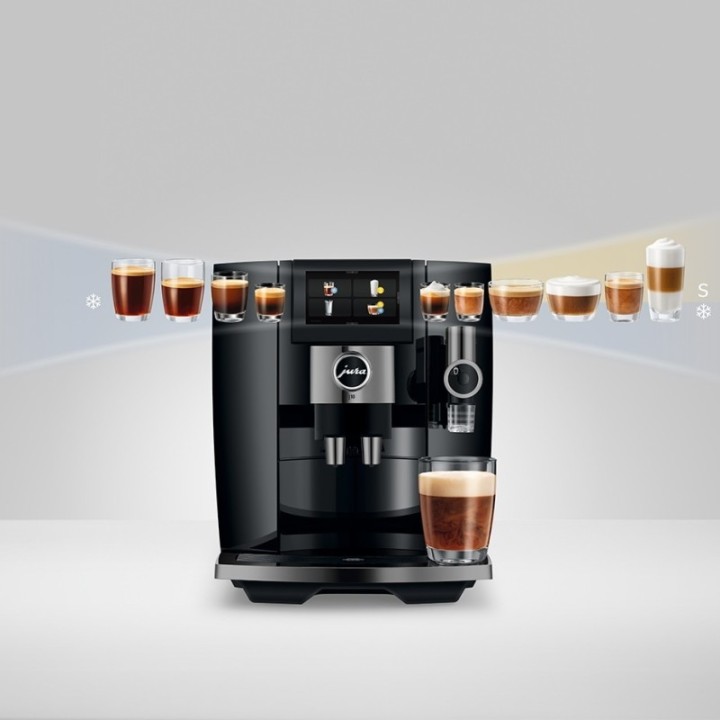 Jura J10 (EA) Piano Black Espressomaskine Inkl. Startpakke DK sprog