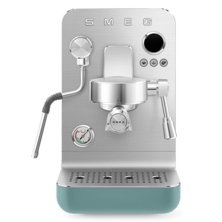Smeg EMC02EGMEU Minipro Semiautomatisk Espressomaskine Emerald Green