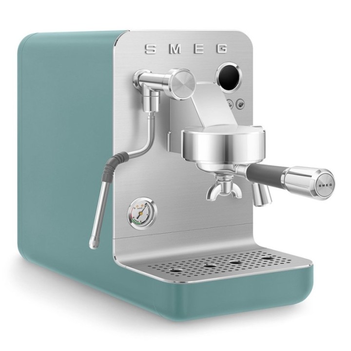 Smeg EMC02EGMEU Minipro Semiautomatisk Espressomaskine Emerald Green