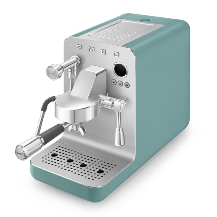Smeg EMC02EGMEU Minipro Semiautomatisk Espressomaskine Emerald Green