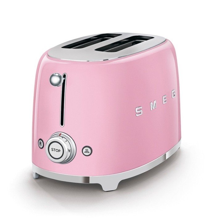 Smeg TSF01PKEU Brødrister Lyserød